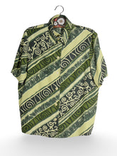 Cămașă Vintage verde cu imprimeu grafic – M – Femei - imagine 1