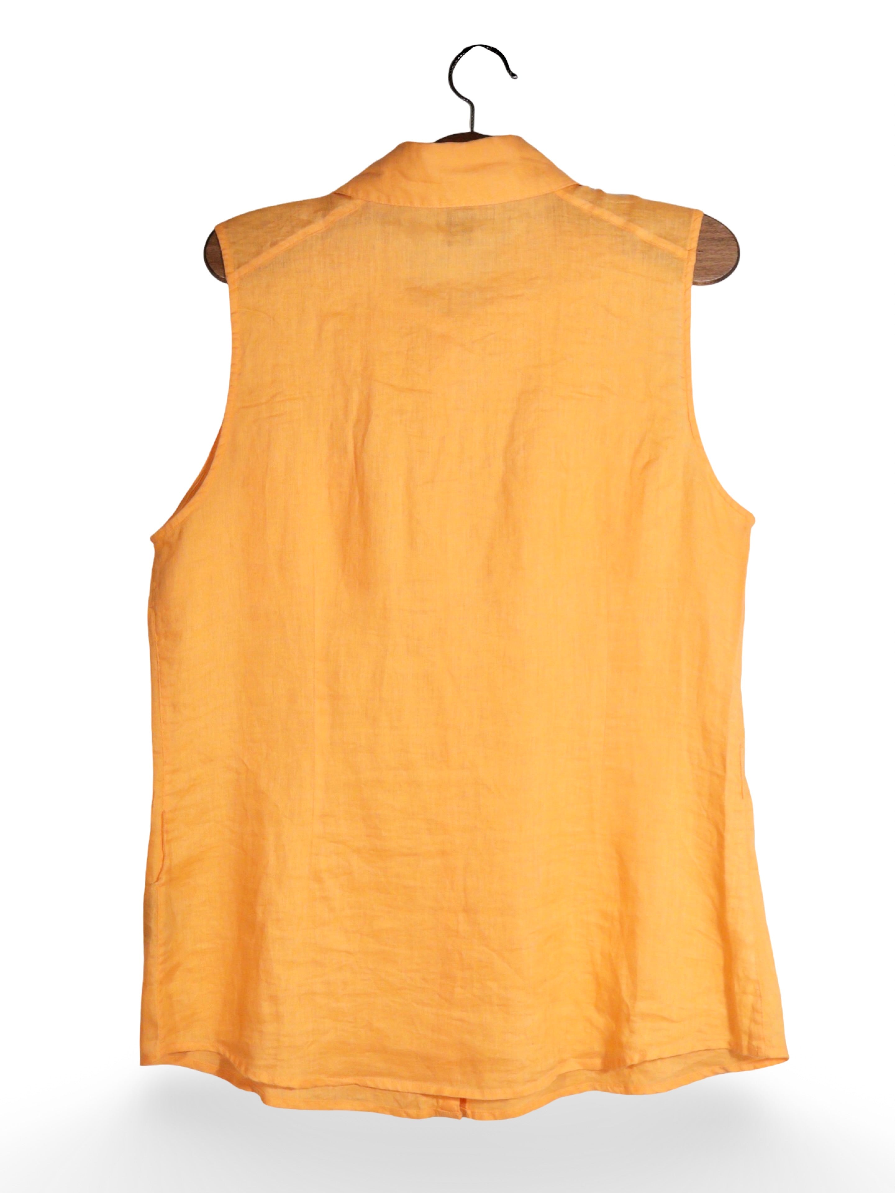 Cămașă H&M portocaliu din in – XL – Femei - imagine 3
