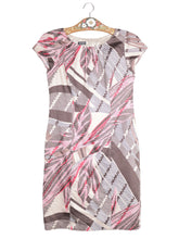 Rochie Gerry Weber bej, roz, maro, alb mărime L vedere din față second-hand premium