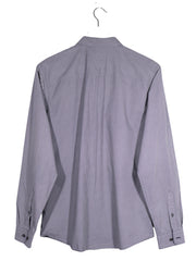 Camasa Premium by Jack & Jones bleumarin cu micro-model alb mărime M vedere din spate second-hand premium