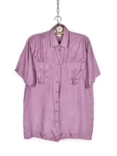 Camasa (100%matase) Vintage - marimea S/M - Femei