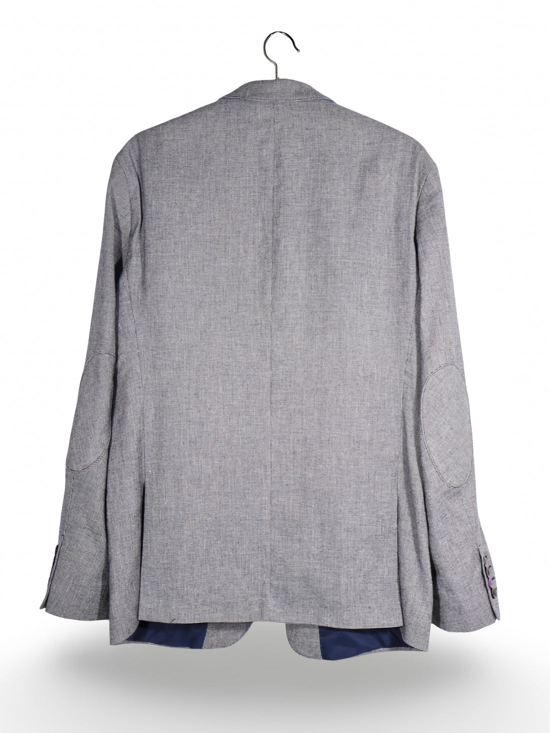 Sacou Pierre Cardin gri cu textură fină și căptușeală florală – L – Bărbați - imagine 3