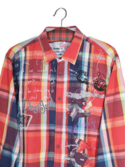 Cămașă Desigual multicolor cu imprimeu grafic – L – Bărbați - imagine 2