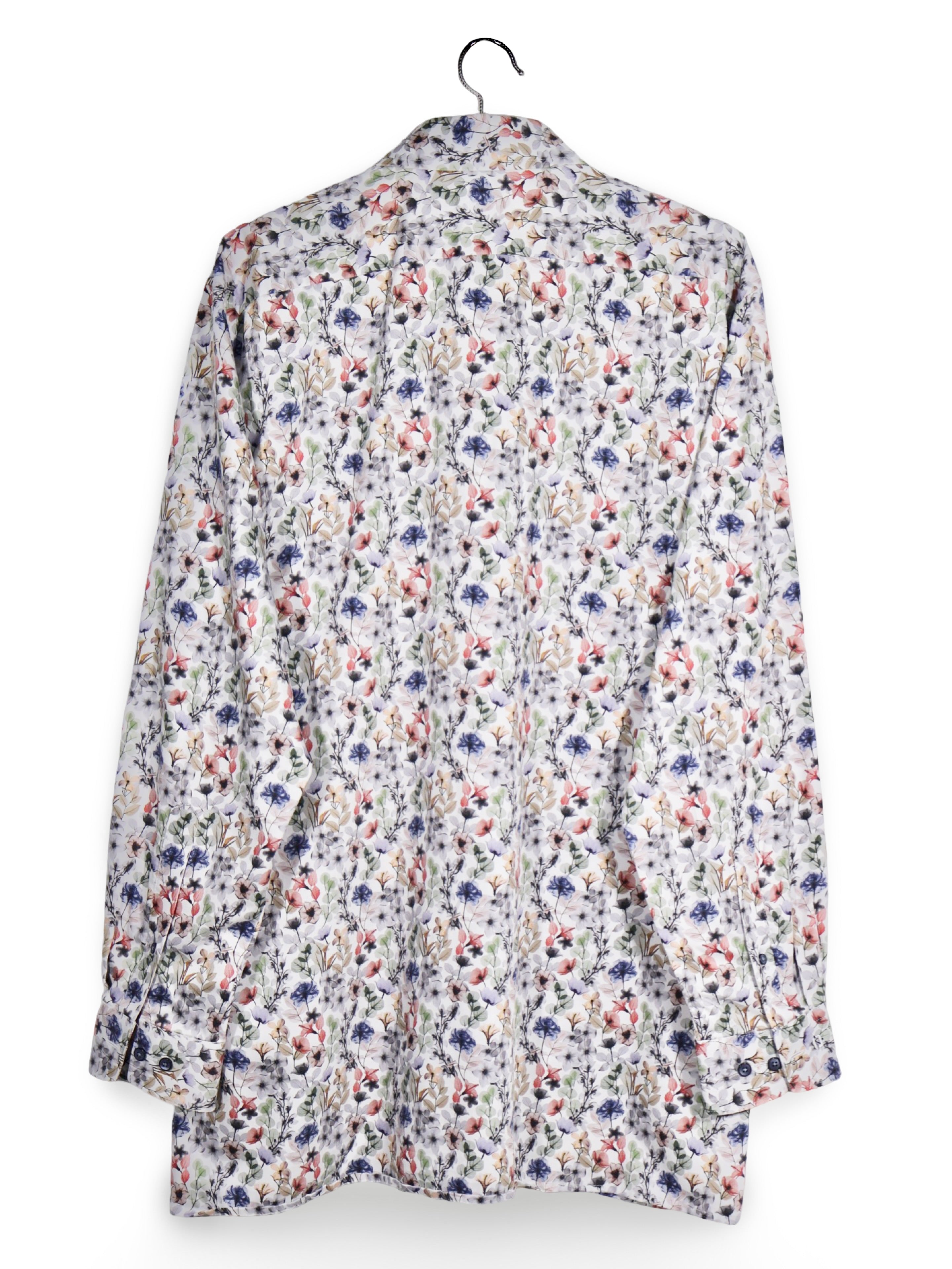 Cămașă OLYMP alb cu imprimeu floral – XL – Bărbați - imagine 3