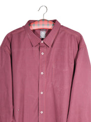 Cămașă Tom Tailor visinie cu micro-model discret – 3XL – Bărbați - imagine 2