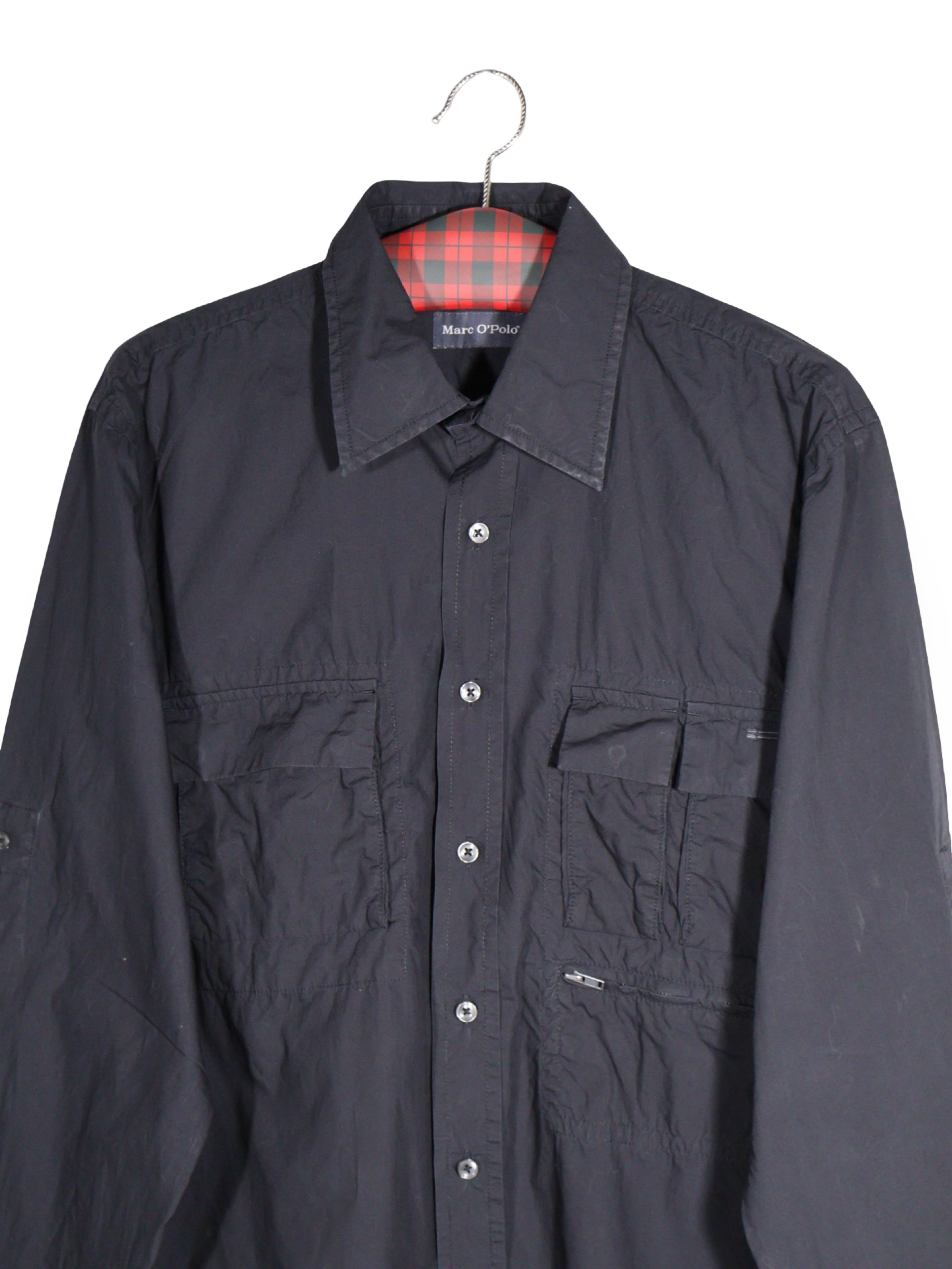 Cămașă Marc O'Polo neagra cu interior cadrilat – L – Bărbați - imagine 2