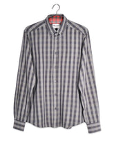 Cămașă Wrangler gri cu carouri – M – Bărbați - imagine 1