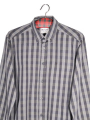 Cămașă Wrangler gri cu carouri – M – Bărbați - imagine 2