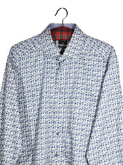 Cămașă OLYMP alb cu imprimeu floral – XL – Bărbați - imagine 2