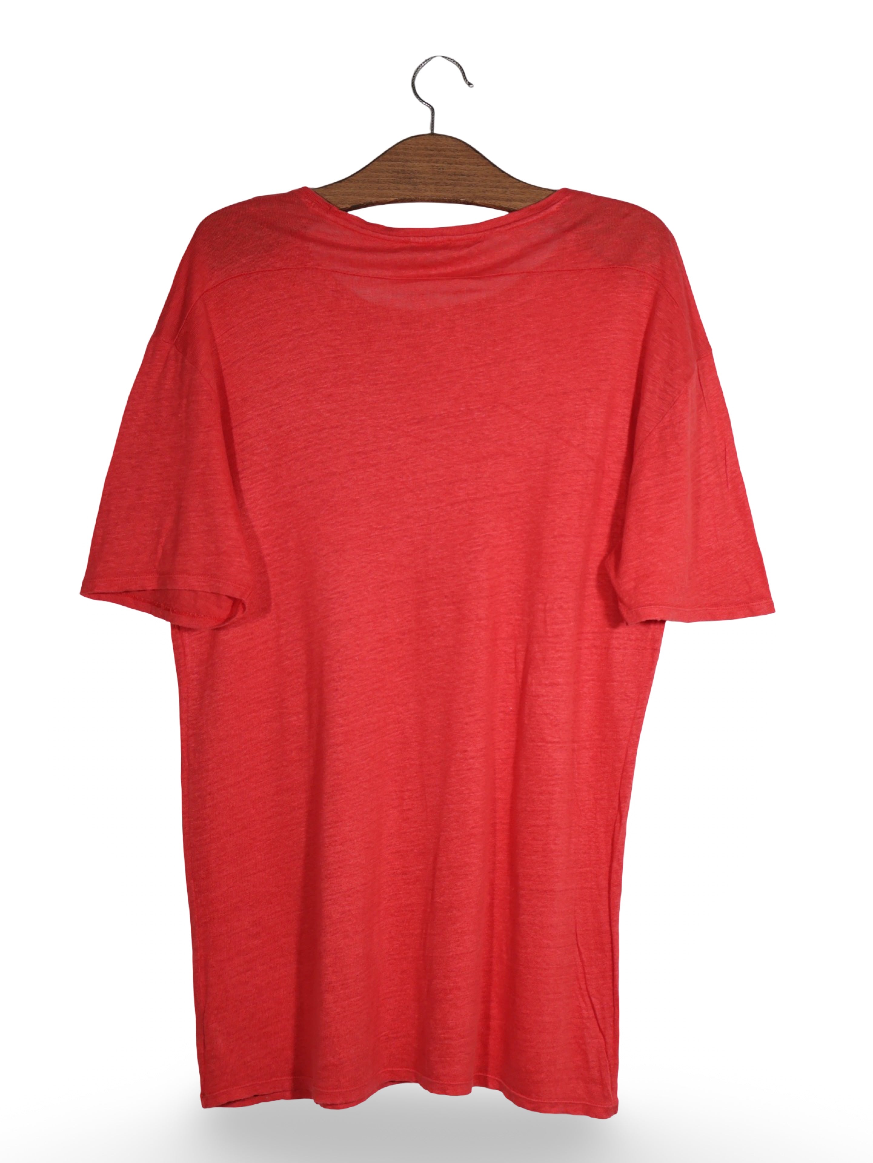 Tricou Benetton roșu din 100%in – M – Femei - imagine 3