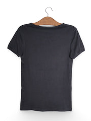 Tricou Hugo Boss negru cu croială simplă – M – Femei - imagine 3