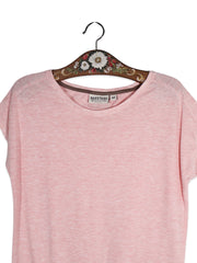 Tricou Naketano roz pal cu efect melanj – M – Femei - imagine 2