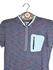 Tricou CMP cu dungi fine multicolore – XS – Femei - imagine 2
