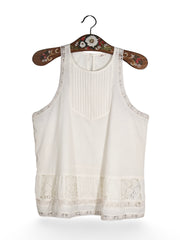 Top Hollister cu dantelă fină – M – Femei - imagine 1