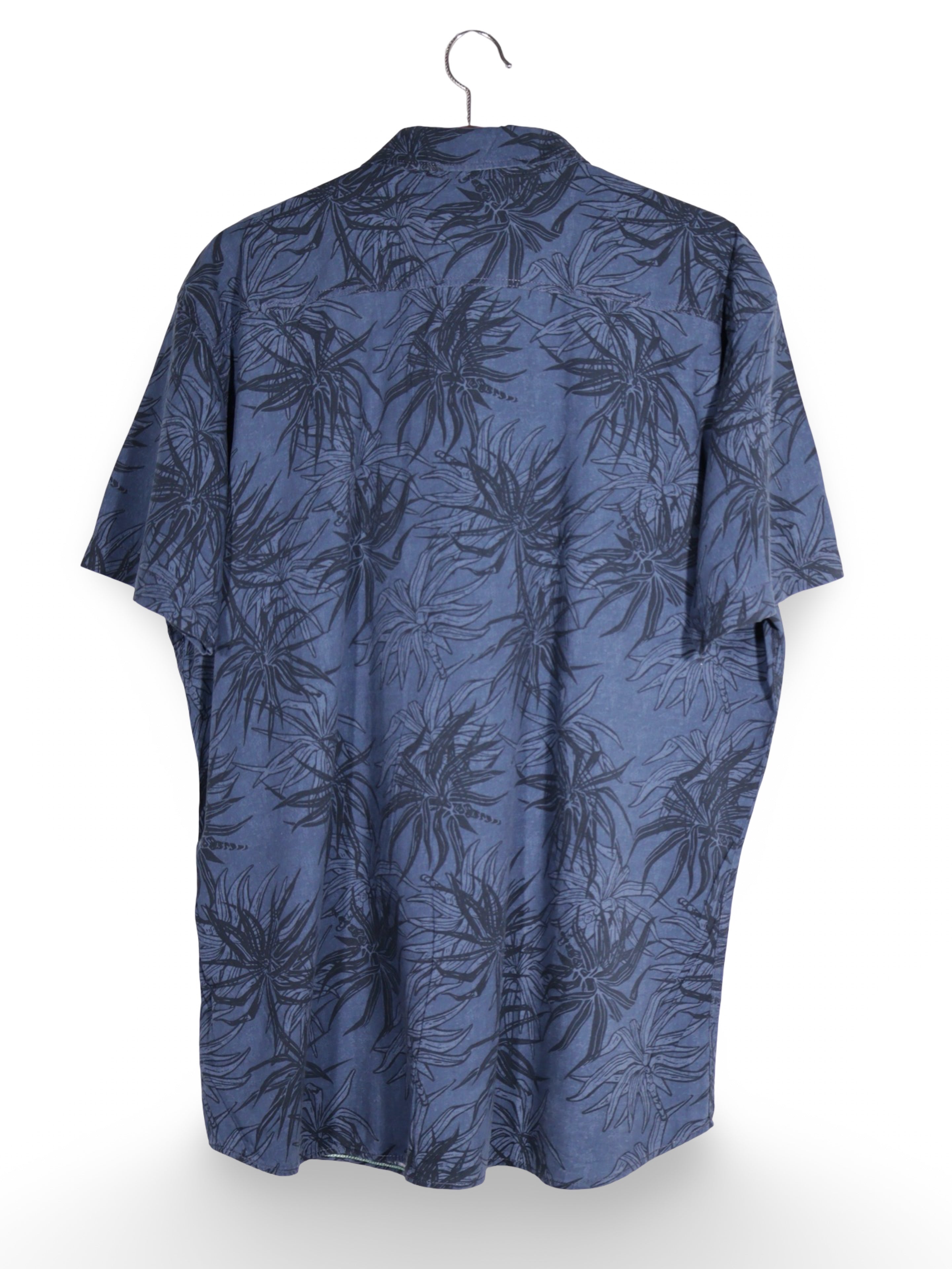 Cămașă JACK&JONES albastru inchis cu imprimeu tropical – XXL – Bărbați - imagine 2