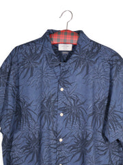 Cămașă JACK&JONES albastru inchis cu imprimeu tropical – XXL – Bărbați - imagine 3