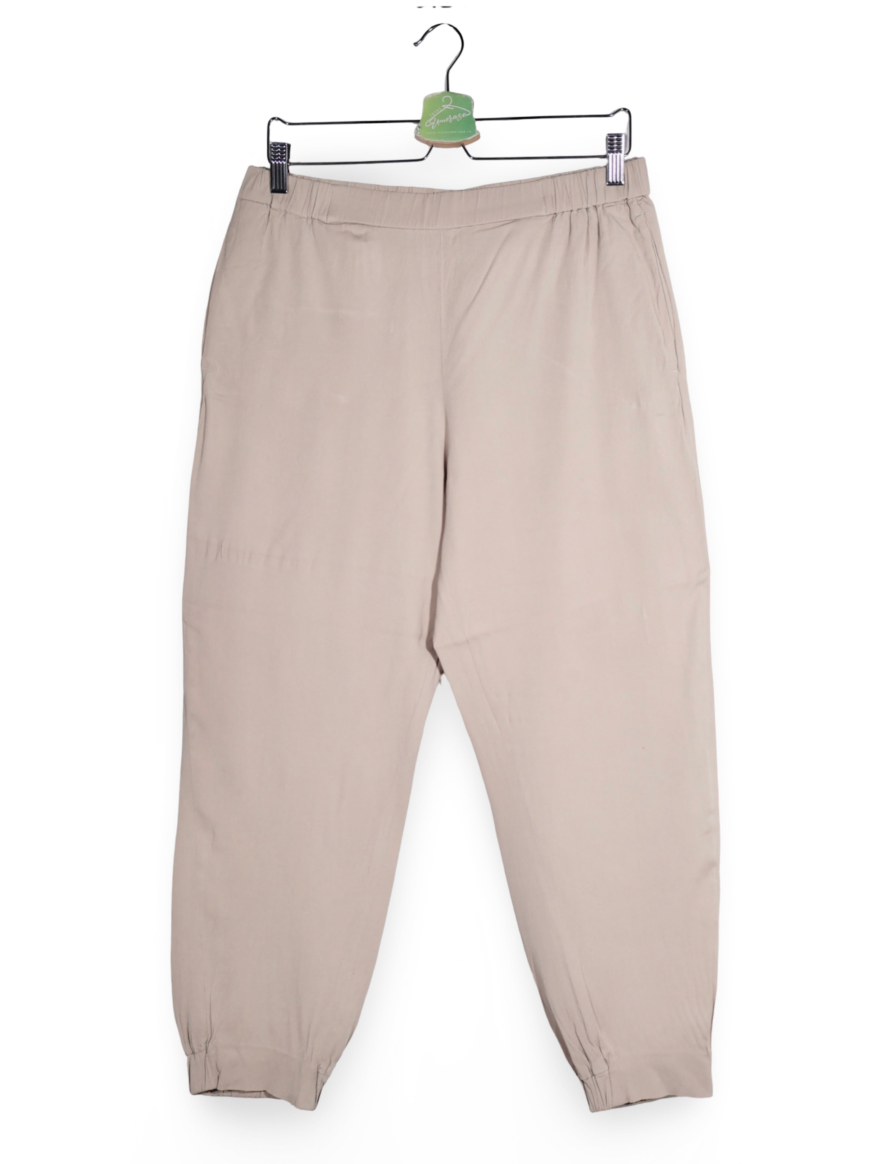 Pantaloni COS bej cu croială lejeră – L – Femei - imagine 1
