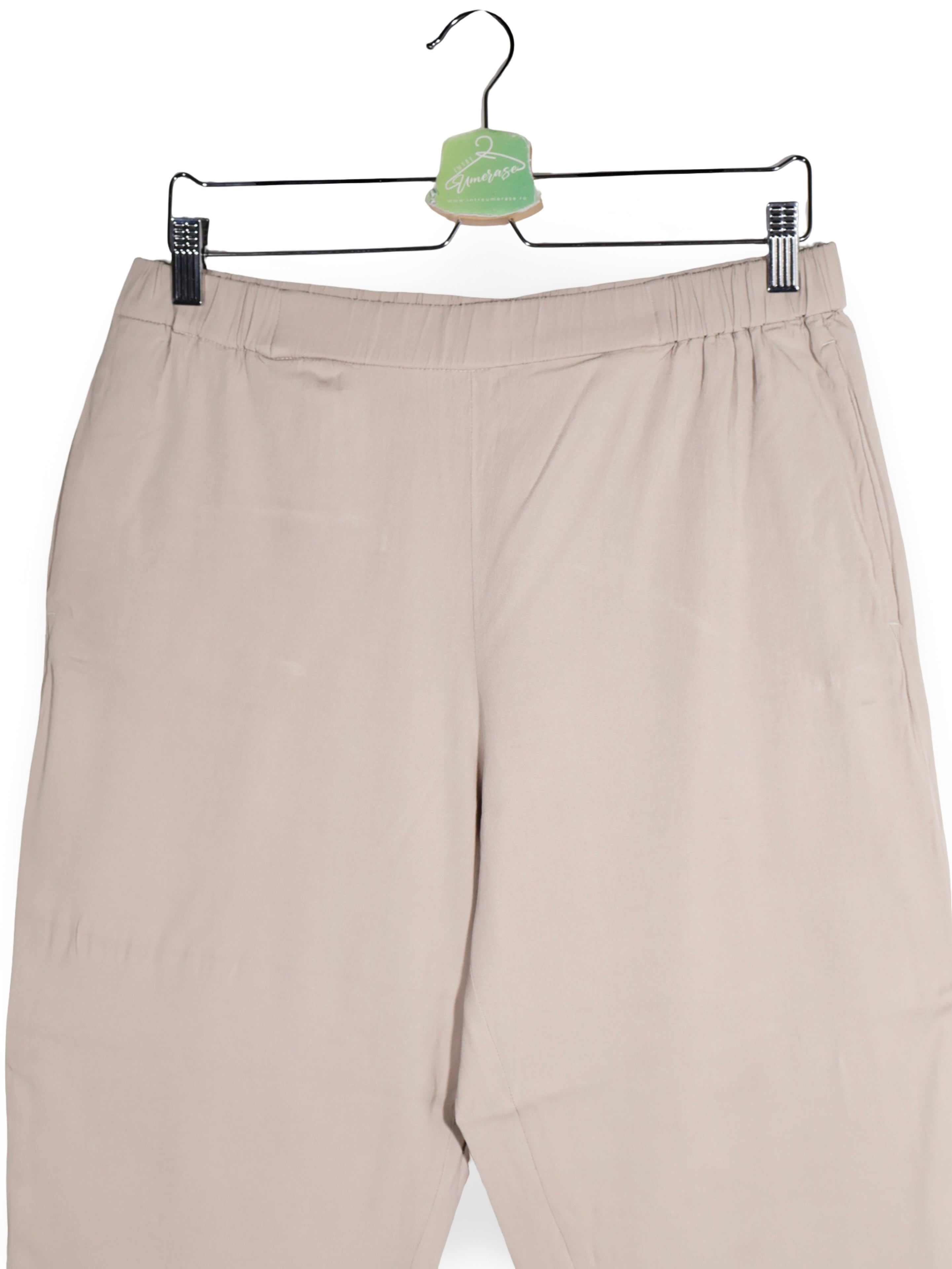Pantaloni COS bej cu croială lejeră – L – Femei - imagine 2