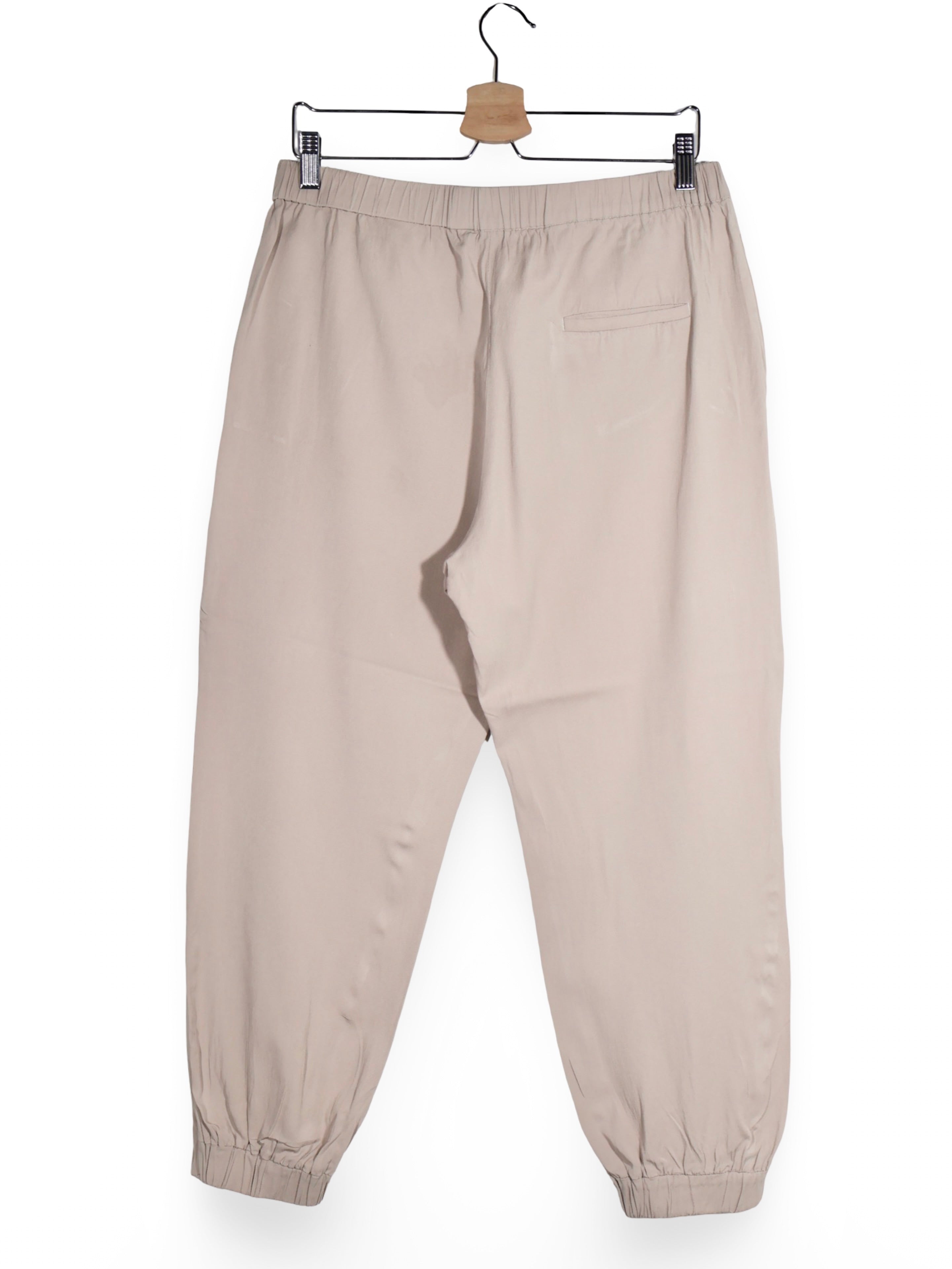 Pantaloni COS bej cu croială lejeră – L – Femei - imagine 3