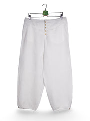 Pantaloni Noa Noa alb cu croială amplă – L – Femei - imagine 3