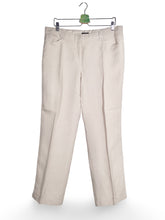 Pantaloni Alte branduri bej deschis cu croială dreaptă – L – Femei - imagine 1