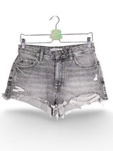 Blugi PULL&BEAR gri spalat cu rupturi – S – Femei - imagine 1