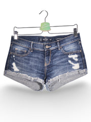 Blugi Hollister albastru cu aspect uzat – S – Femei - imagine 1
