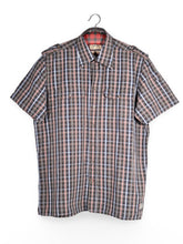 Cămașă Camel carouri multicolore cu buzunare duble – L – Bărbați - imagine 1