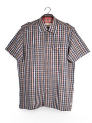 Cămașă Camel carouri multicolore cu buzunare duble – L – Bărbați - imagine 1