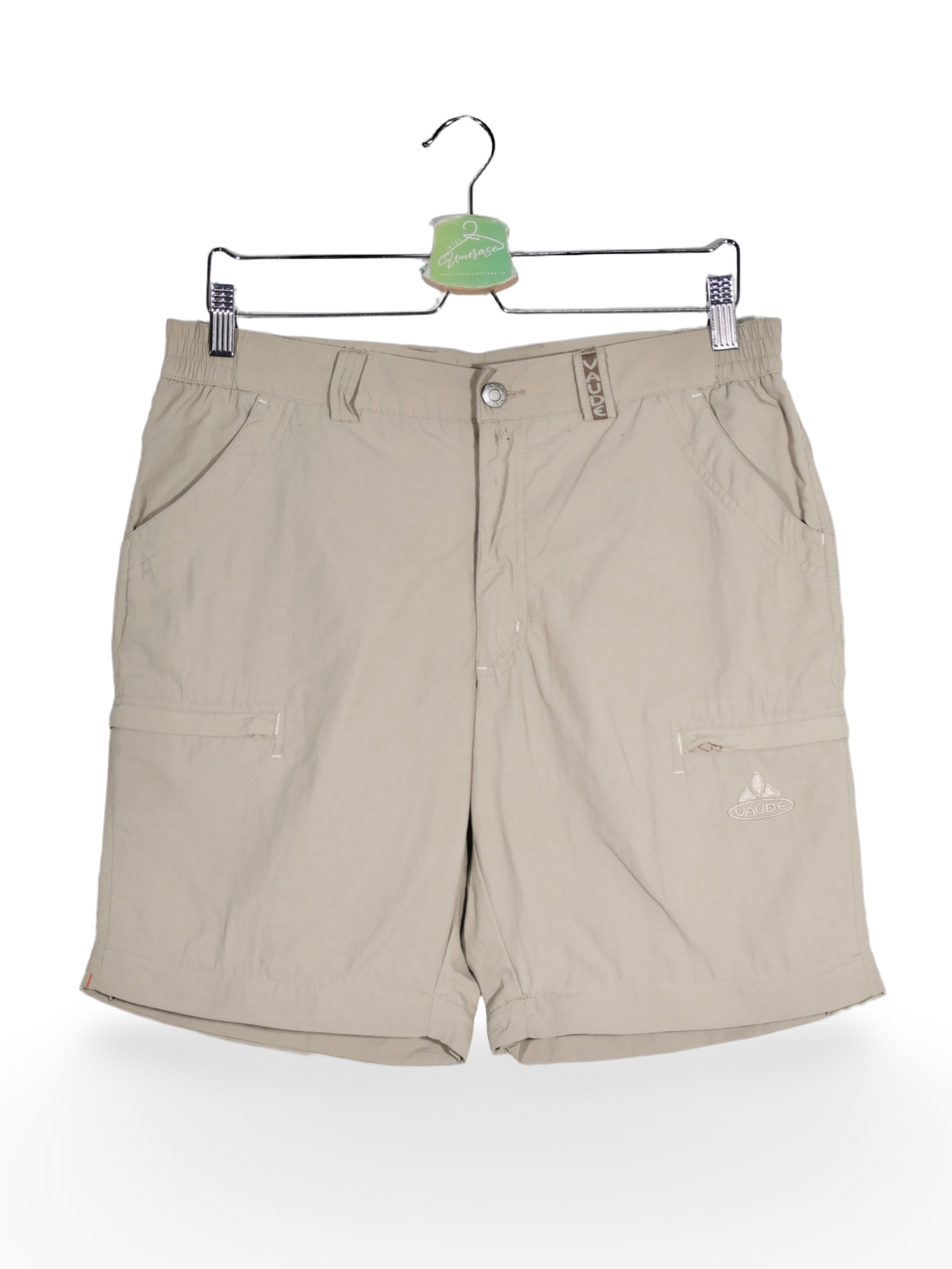 Pantaloni scurți - Vaude cargo bej din poliamida – S – Bărbați - spate