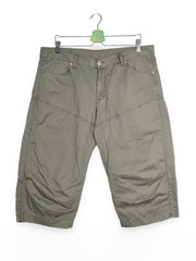 Pantaloni 2/3 Mustang verde kaki cu croiala cargo – XL – Bărbați - imagine 1
