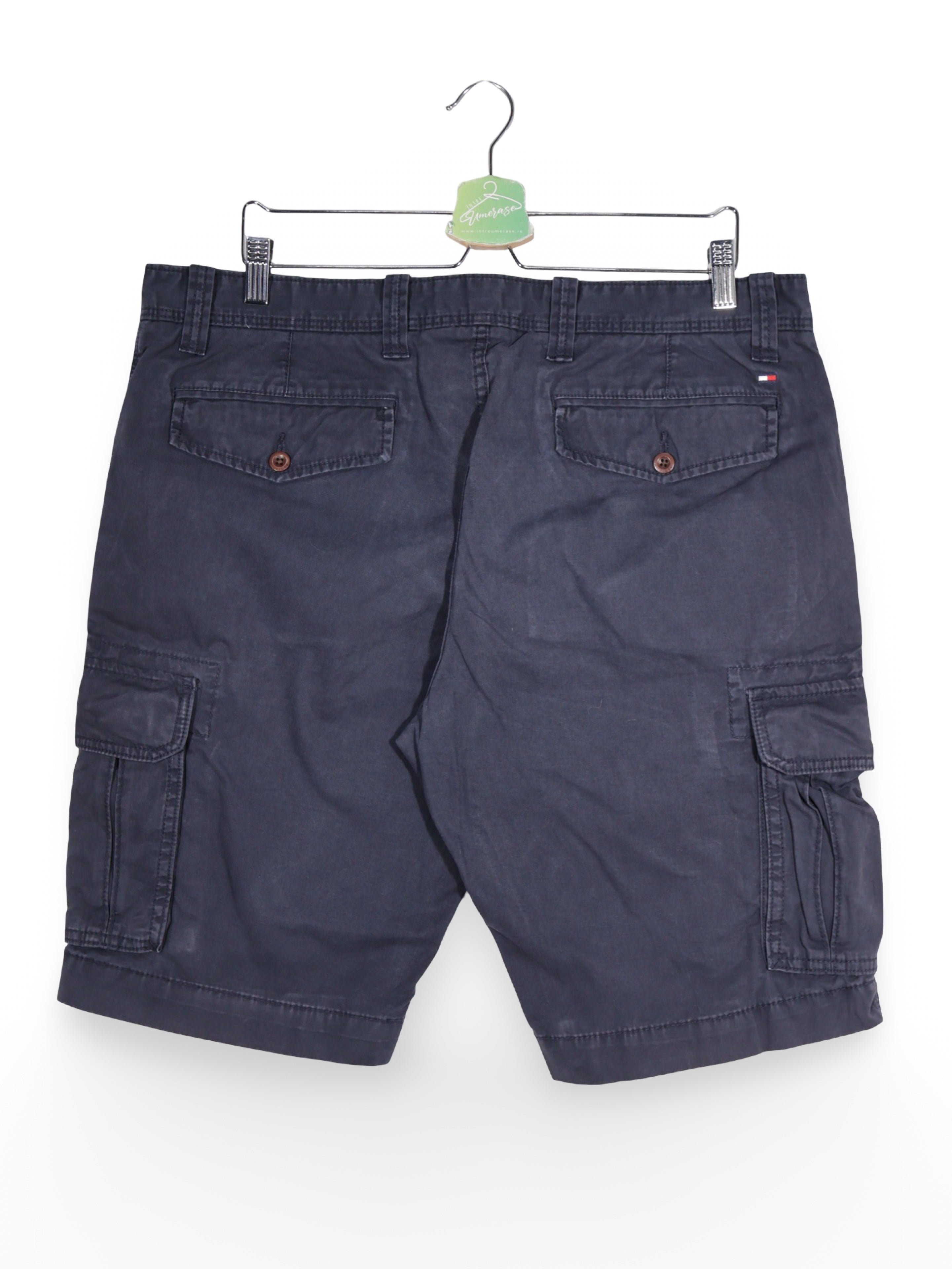 Pantaloni scurți Tommy Hilfiger bleumarin din bumbac organic – XL – Bărbați - imagine 3