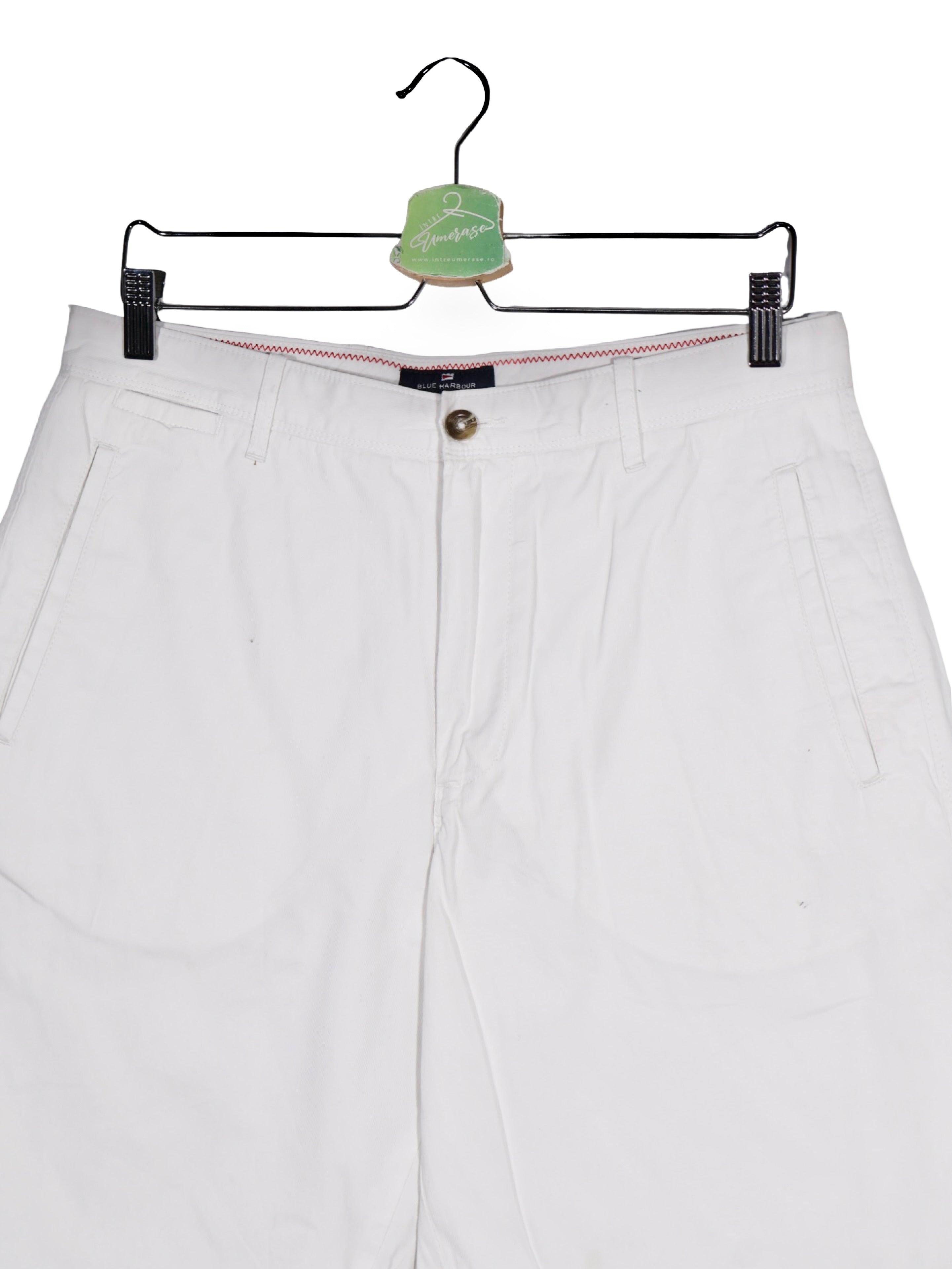 Pantaloni Alte branduri alb cu croială lejeră – S – Bărbați - imagine 2