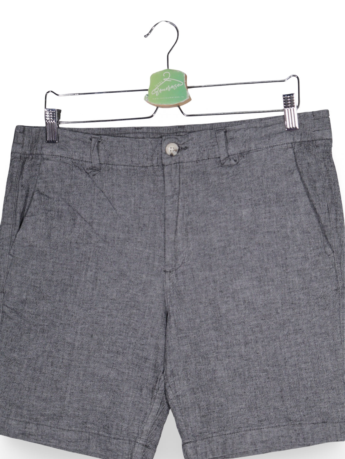 Pantaloni scurți chino gri din bumbac – JACK&JONES – L – Bărbați - detaliu
