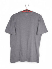 Tricou Napapijri gri cu imprimeu grafic – S – Bărbați - imagine 3