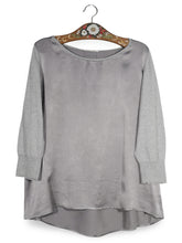 Bluza Barbara Becker gri mărime M vedere din față second-hand premium