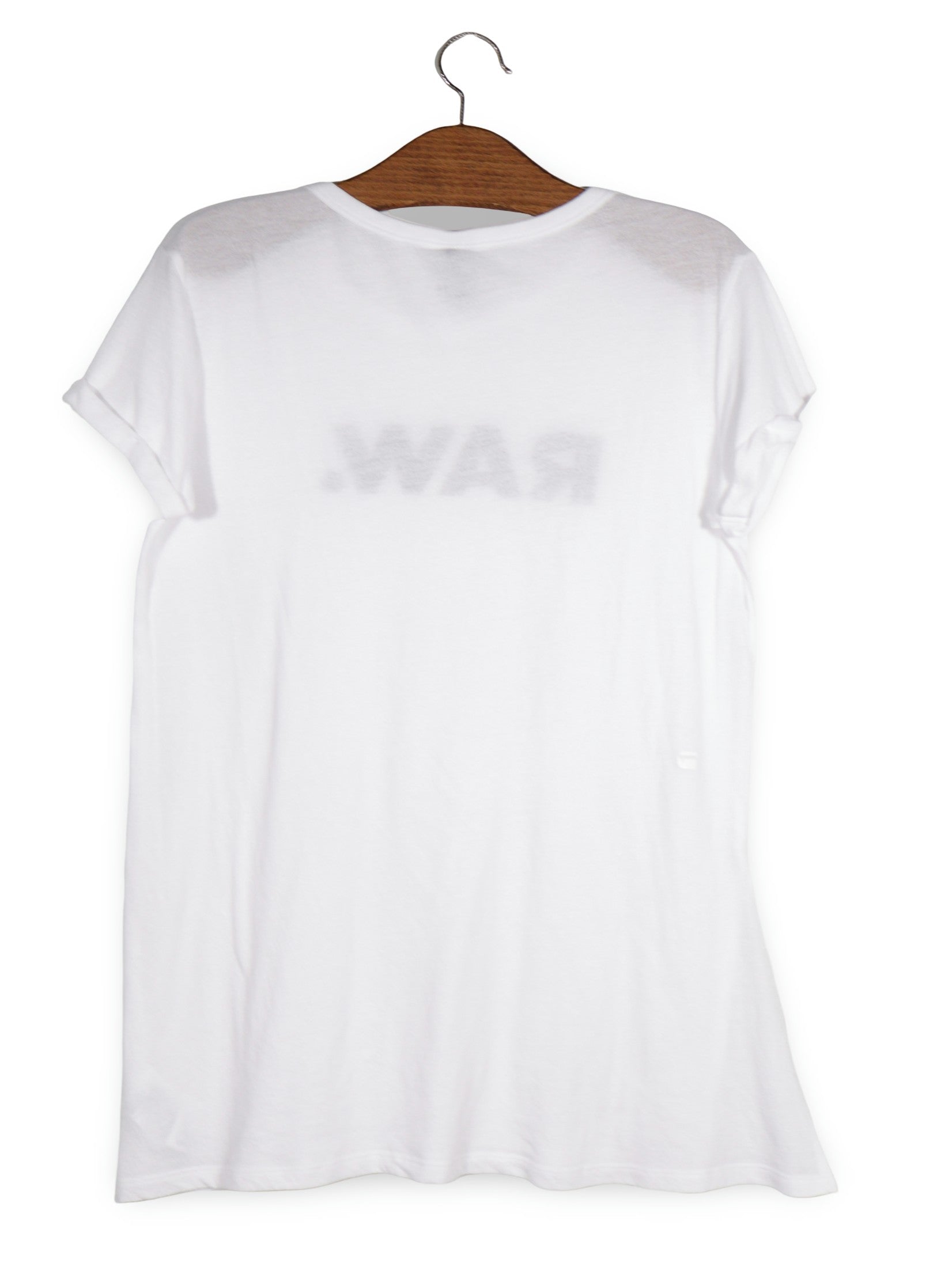 Tricou G-STAR RAW alb mărime M vedere din spate second-hand premium