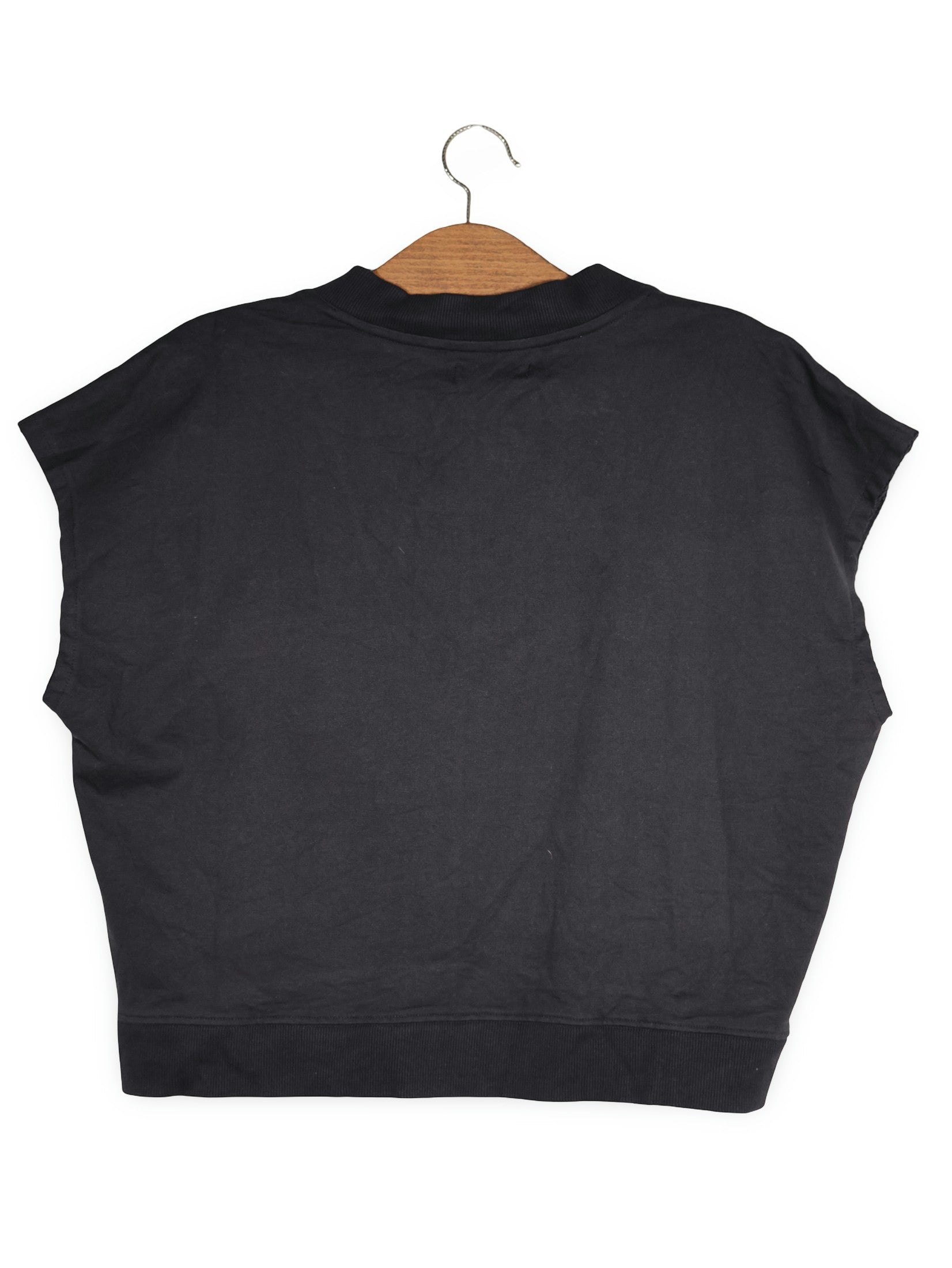 Top Lee Cooper negru mărime S vedere din spate second-hand premium