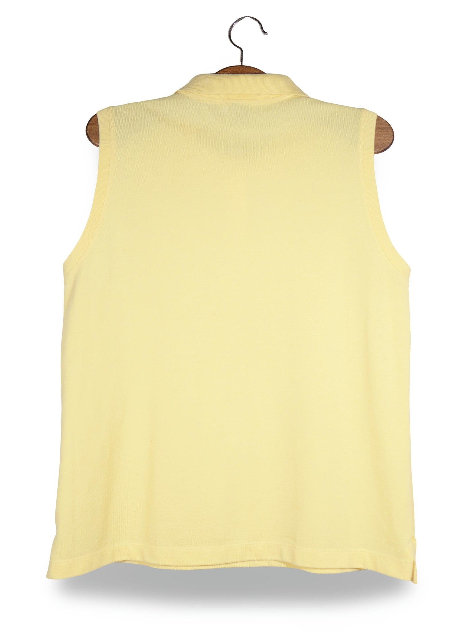 Top Lands' End galben pal mărime L vedere din spate second-hand premium