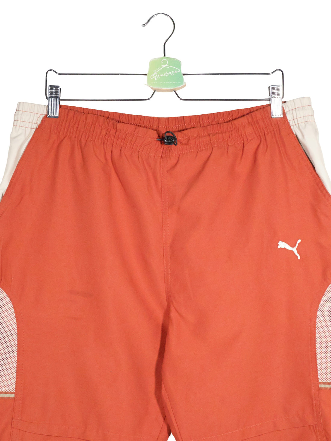 Pantaloni 2/3 PUMA portocaliu mărime XL detaliu material și croială second-hand premium
