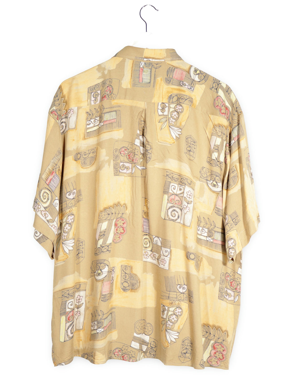 Camasa Goldress bej mărime XXL vedere din spate second-hand premium