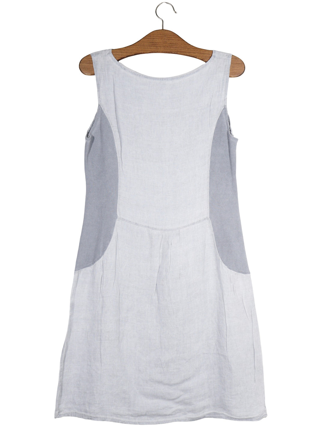Rochie Premium gri deschis mărime M vedere din spate second-hand premium