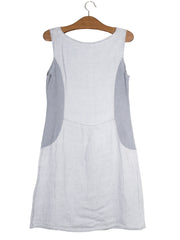 Rochie Premium gri deschis mărime M vedere din spate second-hand premium
