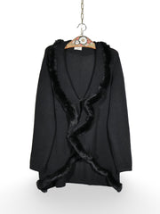 Cardigan (lana+blana iepure) Elegance - marimea XL - Femei