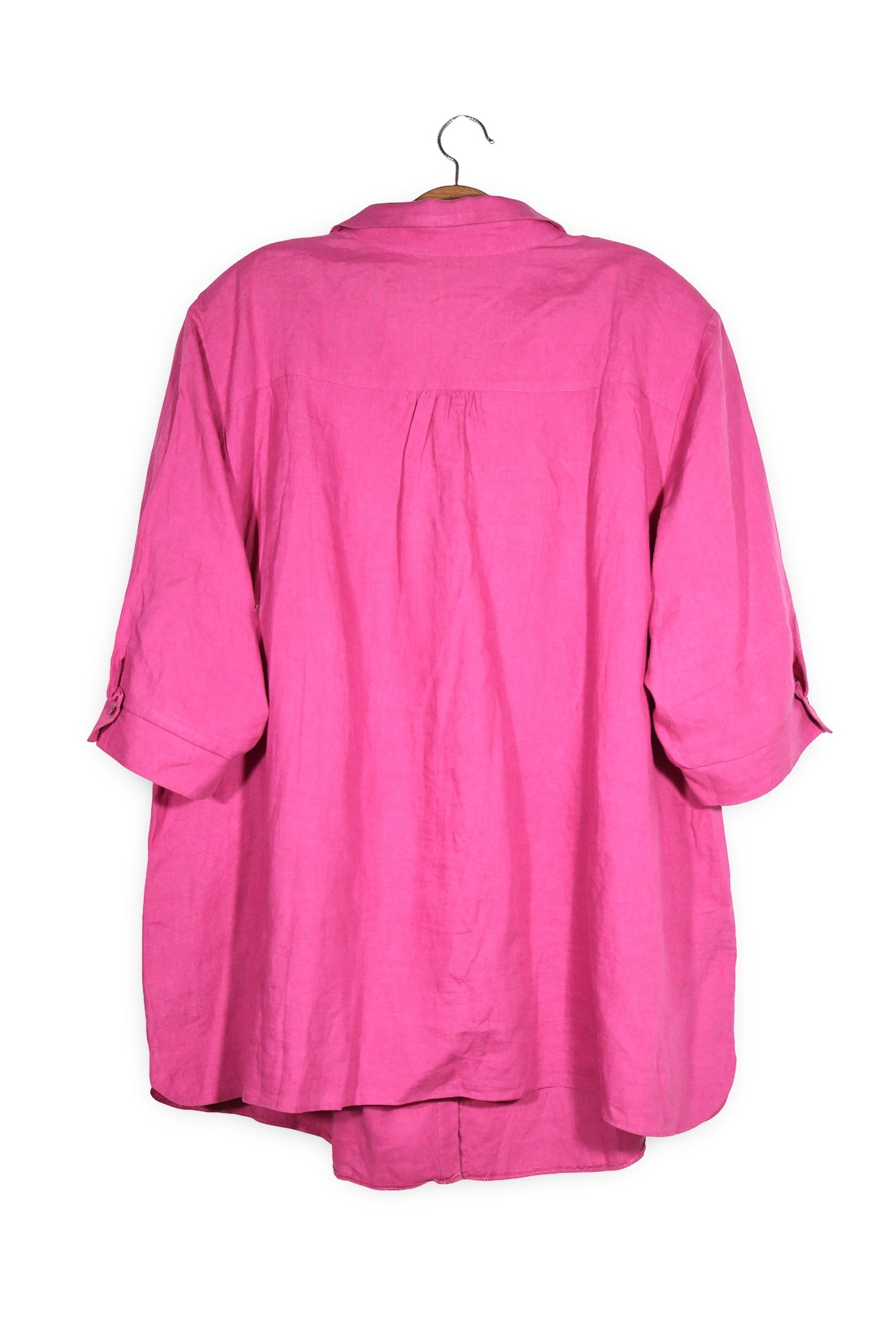 Camasa Premium roz fucsia mărime 3XL vedere din spate second-hand premium
