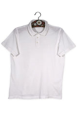 Tricou Hugo Boss alb mărime M vedere din față second-hand premium