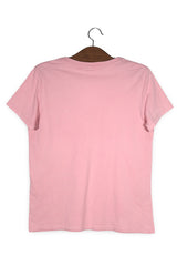 Tricou Levi's roz mărime M vedere din spate second-hand premium