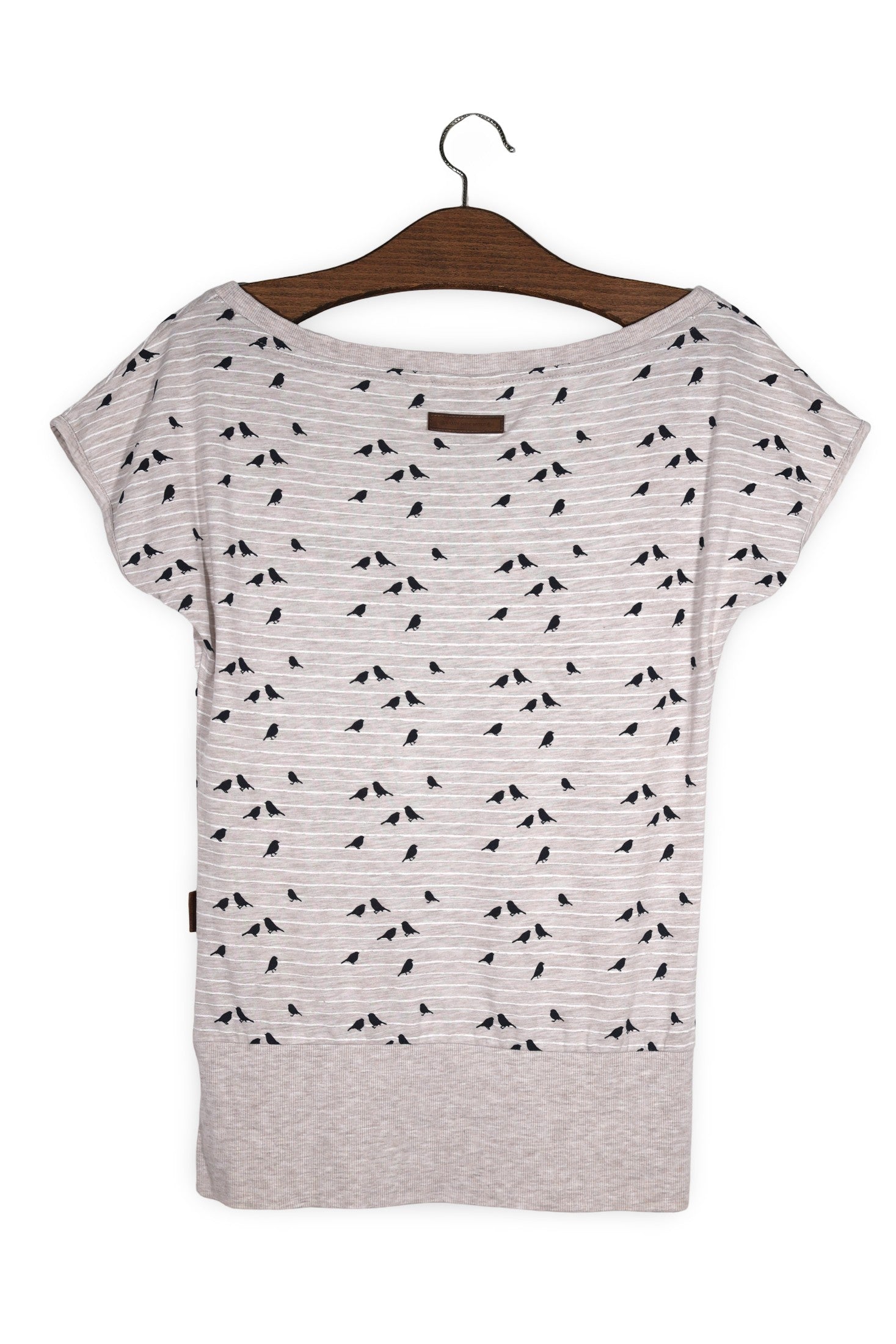 Tricou Naketano bej deschis mărime M vedere din spate second-hand premium