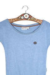 Tricou Naketano albastru mărime XS detaliu material și croială second-hand premium