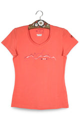 Tricou Mammut coral mărime XS vedere din față second-hand premium